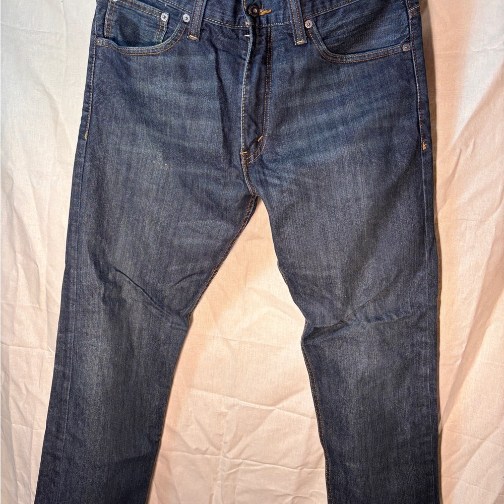 Levi's 521 Dark Blue Slim Tapered Jeans